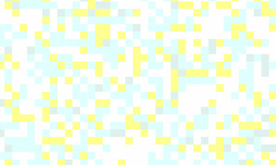 Abstract square pixel mosaic colorful background geometric seamless pattern in pastel colors. 8 bit