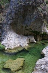 Beautiful canyon between mountains in Cazorla, Spain