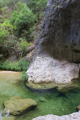 Naklejka na ściany i meble Beautiful canyon between mountains in Cazorla, Spain
