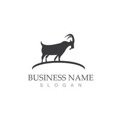 Goat Logo Template vector icon