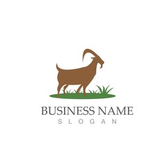 Goat Logo Template vector icon