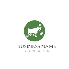 Goat Logo Template vector icon