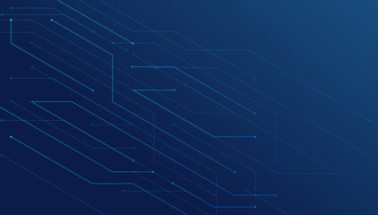 Technology connection digital data abstract background. Simple futuristic modern geometric connection line background.