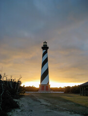 Cape Hatteras Lighthouse at Sunset