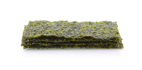 Japanese food nori dry seaweed or edible seaweed