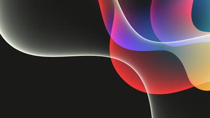 Colorful light abstract vector background