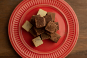 Chocolate con té