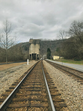Train Tracks of a Ghost Town
