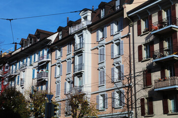Immeubles de l'avenue de la Harpe &agrave; Lausanne