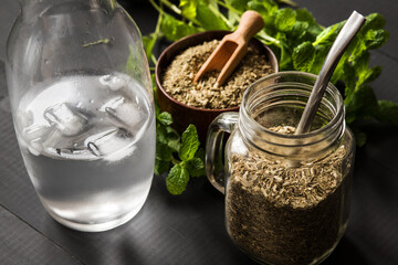 terere, frozen yerba mate drink