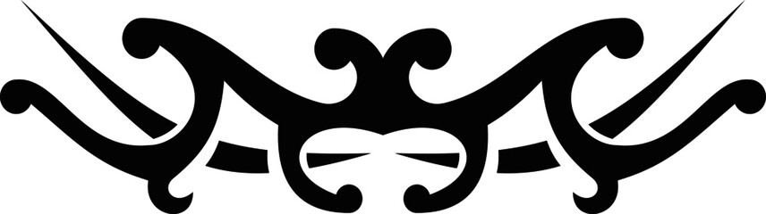 Vector symbol, ornament, tattoo. beautiful vector illustration. Drawings on the body, ancient symbols.