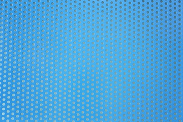 Background of black dots pattern on window, close up