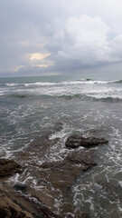 sea , beach , coral beach, sea banten , indonesia