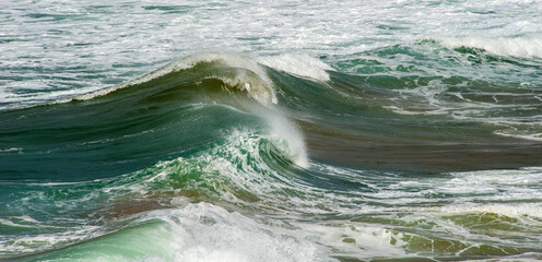 The wave Portugal ocean coast