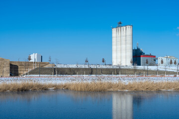 Getreidesilos in Heilbronn