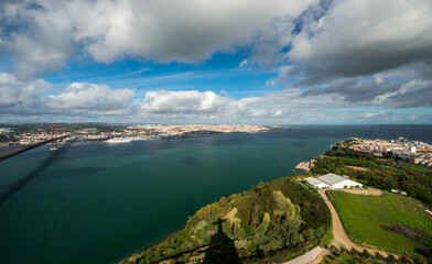 Obraz premium 25 of April Bridge, Lisbon