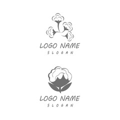 Cotton Logo Template vector symbol nature
