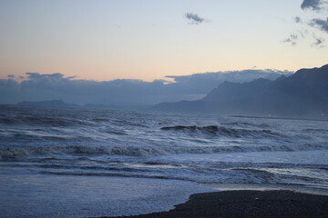 Fototapeta premium sunset over the sea
