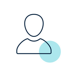 User vector icon. E-commerce sign