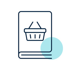 Catalog product vector flat icon