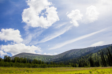 landscape with clouds