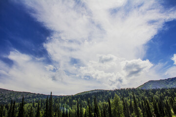landscape with clouds