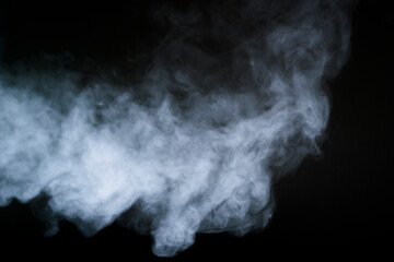 smoke on black background

