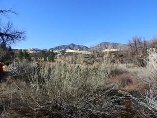 The beautiful scenery of the Sespe Wilderness, in the Los Padres National Forest, California.