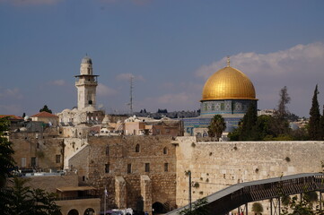 Fototapeta premium Walking in Jerusalem