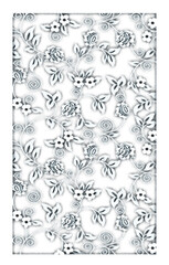Fototapeta na wymiar Carpet and bathmat Vintage Style Tribal design pattern with distressed texture and effect 