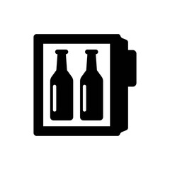 Drinks refrigerator icon