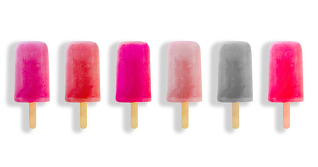 ghiaccioli colorati arte poster quadro 