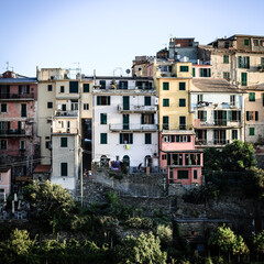 Colorful houses of Corniglia