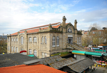 Fototapeta premium Mercado de Ourense Orense, Galicia, España