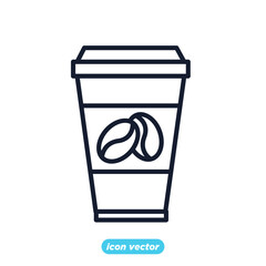 Disposable Coffee Cup icon. Disposable Coffee Cup symbol template for graphic and web design collection logo vector illustration