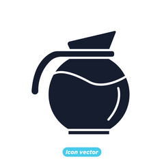 Coffee pot icon. Coffee pot symbol template for graphic and web design collection logo vector illustration
