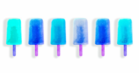 ghiaccioli colorati ghiaccio 