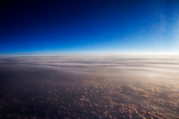 sunrise over the desert