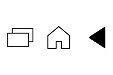 button phone icon vector