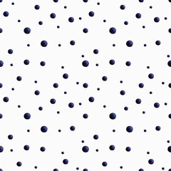 abstract watercolor pattern. geometric ornament. blue circles on white background