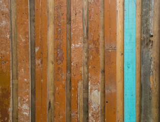 Old wooden plank board wall floor. House reparation, housework exterior and interior design wallpaper, backgroun
