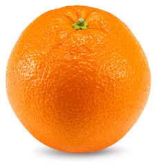 orange fruit isolated on white background. healthy food. clipping path