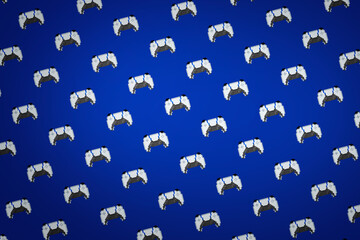 Next gen gaming pixel background