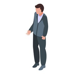 Father icon. Isometric of father vector icon for web design isolated on white background