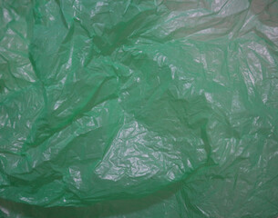 The surface of the plastic bag is creased, background image   