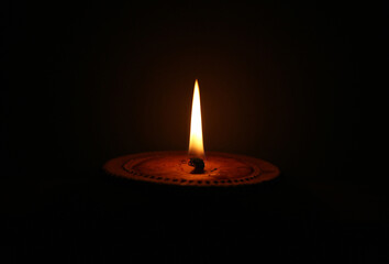 candle in the dark