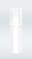 serum mock-up bottle plastic for packaging cosmetic template design