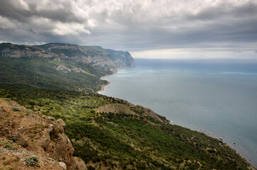 view from the top of the mountain