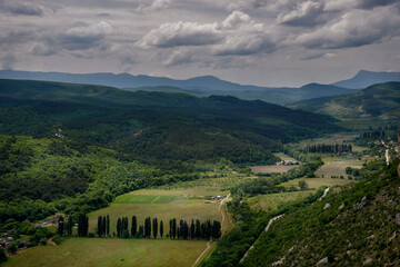 landscape with mountains