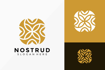 Lotus Flower Emblem Logo Design. Creative Idea logos designs Vector illustration template
